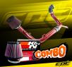 K&N® Air Filter + CPT® Cold Air Intake System (Red) - 00-04 Ford Focus 2.0L 4cyl DOHC