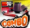 K&N® Air Filter + CPT® Cold Air Intake System (Red) - 04-05 Subaru Impreza WRX 2.0L 4cyl