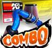 K&N® Air Filter + CPT® Cold Air Intake System (Blue) - 04-11 Mazda RX8 RX-8 1.3L