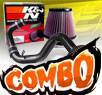K&N® Air Filter + CPT® Cold Air Intake System (Black) - 06-09 VW Volkswagen Golf GTI 2.0T FSI MKV 2.0L 4cyl