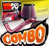 K&N® Air Filter + CPT® Cold Air Intake System (Red) - 06-09 VW Volkswagen Jetta 2.0T FSI 2.0L 4cyl