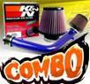 K&N® Air Filter + CPT® Cold Air Intake System (Blue) - 03-06 Honda Accord 3.0L 3.0L V6