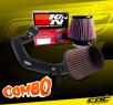 K&N® Air Filter + CPT® Cold Air Intake System (Black) - 03-06 Honda Accord 2.4L 4cyl (Exc. MAF Equipped)