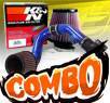 K&N® Air Filter + CPT® Cold Air Intake System (Blue) - 05-10 Chevy Cobalt 2.2L 4cyl