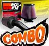K&N® Air Filter + CPT® Cold Air Intake System (Black) - 02-06 Nissan Sentra Spec-V SE-R 2.5L 4cyl