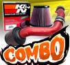 K&N® Air Filter + CPT® Cold Air Intake System (Red) - 02-06 Nissan Sentra Spec-V SE-R 2.5L 4cyl