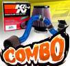 K&N® Air Filter + CPT® Cold Air Intake System (Blue) - 02-06 Nissan Altima 2.5L 4cyl