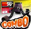K&N® Air Filter + CPT® Cold Air Intake System (Black) - 02-06 Nissan Altima 2.5L 4cyl