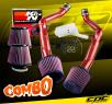 K&N® Air Filter + CPT® Cold Air Intake System (Red) - 07-08 Infiniti G35 4dr Sedan 3.5L V6