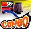 K&N® Air Filter + CPT® Cold Air Intake System (Blue) - 05-06 Scion tC 2.4L 4cyl
