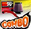 K&N® Air Filter + CPT® Cold Air Intake System (Red) - 05-06 Scion tC 2.4L 4cyl