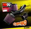 K&N® Air Filter + CPT® Cold Air Intake System (Black) - 08-12 Chevy Malibu 2.4L 4cyl (Without Air Pump)