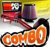 K&N® Air Filter + CPT® Cold Air Intake System (Red) - 08-15 Scion xB 2.4L 4cyl
