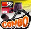 K&N® Air Filter + CPT® Cold Air Intake System (Black) - 07-13 Mazda Mazdaspeed 3 Turbo 2.3L 4cyl