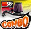 K&N® Air Filter + CPT® Cold Air Intake System (Black) - 07-10 Scion tC 2.4L 4cyl