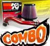 K&N® Air Filter + CPT® Cold Air Intake System (Red) - 07-10 Scion tC 2.4L 4cyl