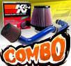 K&N® Air Filter + CPT® Cold Air Intake System (Blue) - 08-12 Honda Accord 4cyl 2.4L