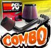 K&N® Air Filter + CPT® Cold Air Intake System (Black) - 08-12 Honda Accord 4cyl 2.4L