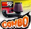 K&N® Air Filter + CPT® Cold Air Intake Extension (Black) - 08-10 Cadillac CTS 4dr 3.6L V6
