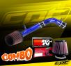 K&N® Air Filter + CPT® Cold Air Intake System (Blue) - 10-12 Ford Fusion 2.5L 4cyl