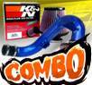 K&N® Air Filter + CPT® Cold Air Intake System (Blue) - 12-20 Chevy Sonic 1.4L Turbo 4cyl