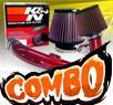 K&N® Air Filter + CPT® Cold Air Intake System (Red) - 12-20 Chevy Sonic 1.4L Turbo 4cyl