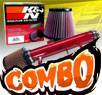 K&N® Air Filter + CPT® Cold Air Intake System (Red) - 11-14 Ford Mustang 3.7L V6