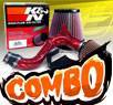 K&N® Air Filter + CPT® Cold Air Intake System (Red) - 11-14 Kia Optima Turbo 2.0L 4cyl