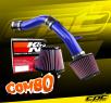 K&N® Air Filter + CPT® Cold Air Intake System (Blue) - 12-17 Hyundai Veloster 1.6L 4cyl Non-Turbo
