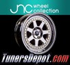 JNC Wheels - 17&quto; JNC048 PLATINUM with Gold Rivet Rim - 4x100 - 17x8 inch (1 Single Wheel Only)