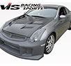 VIS AMS Style Carbon Fiber Hood - 03-07 Infiniti G35 Coupe 2dr
