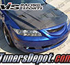 VIS EVO Style Carbon Fiber Hood - 03-08 Mazda 6
