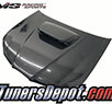 VIS STI Style Carbon Fiber Hood - 06-07 Subaru WRX 4dr