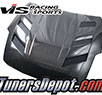 VIS AMS Style Carbon Fiber Hood - 07-08 Nissan 350Z 2dr
