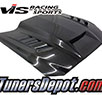 VIS Terminator Style Carbon Fiber Hood - 15-16 Ford Mustang 