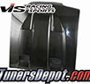VIS Mach 5 Style Carbon Fiber Hood - 87-93 Ford Mustang 