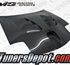 VIS Fuzion Style Carbon Fiber Hood - 93-96 Mazda RX-7 