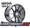 Option Lab Wheels R716 (Set of 4) - Universal 18x8.5 Gotham Black (5x114.3, ET+35)