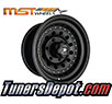 Rebel Racing Wheels Bandit II (Set of 4) - Universal 16x8.0 Matte Black (6x139.7, ET+0)