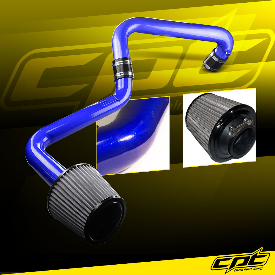 For 0105 Honda Civic Automatic 1.7L Blue Cold Air Intake + Blue Filter