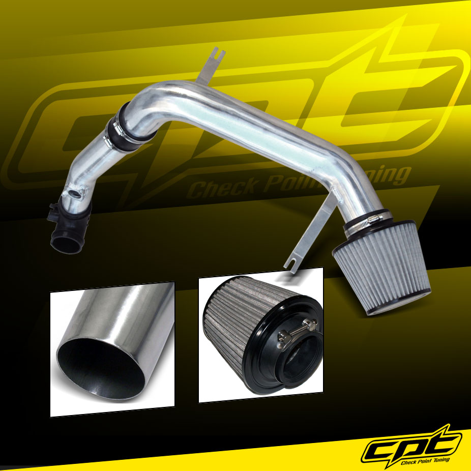 For 0609 Mazda MX5 Miata 2.0L Polish Cold Air Intake + Stainless Air