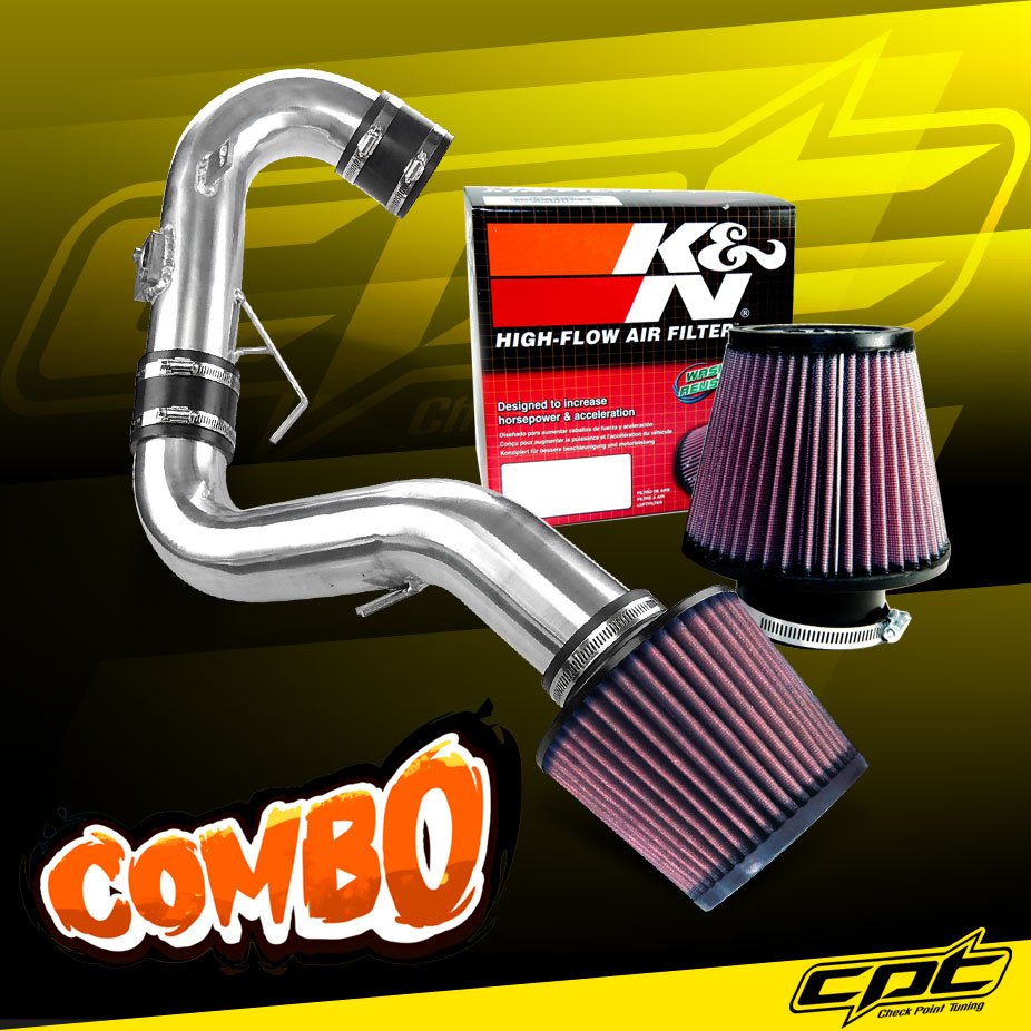 For 1116 Scion tC 2.5L 4cyl Polish Cold Air Intake + K&N Air Filter eBay